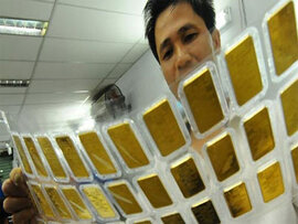 Giá vàng tăng vọt gần 1 triệu đồng/lượng