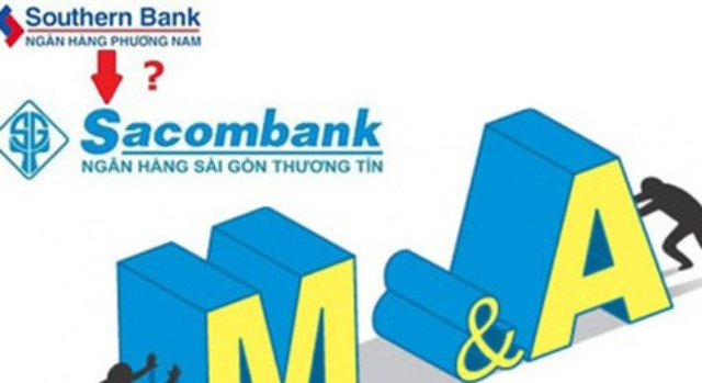 
1 cổ phiếu của Southern Bank sẽ hoán đổi thành 0,75 cổ phiếu của Sacombank
