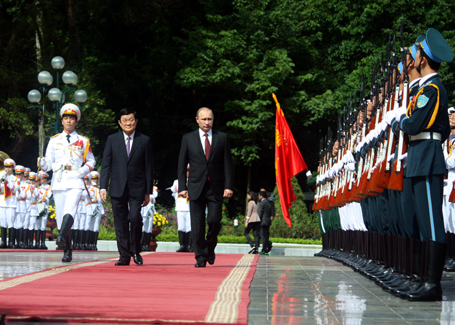 Đây là chuyến thăm Việt Nam lần thứ 3 của ông Putin, hai lần trước vào năm 2011 và 2006