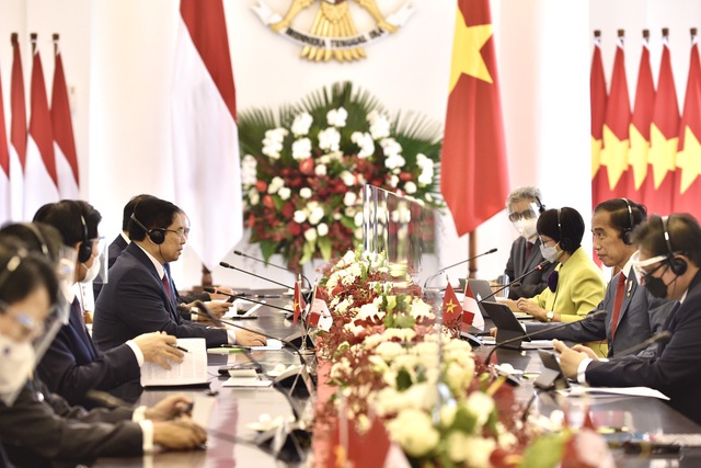 Thủ tướng Phạm Minh Chính, Tổng thống Indonesia tính nối lại đường bay - 3