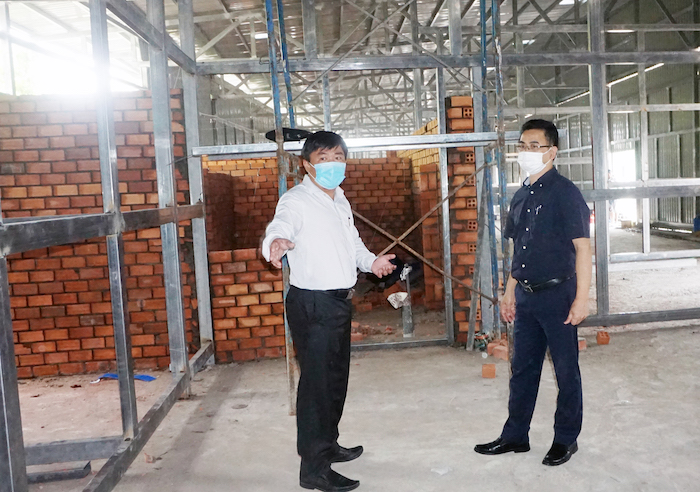 Xây dựng bệnh viện dã chiến ở Kiên Giang