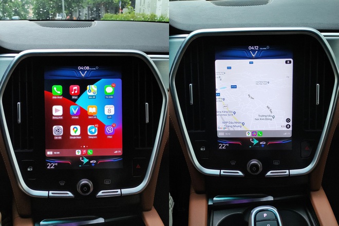 Xe VinFast Lux được bổ sung tính năng CarPlay, màn hình giải trí như iPad - 1