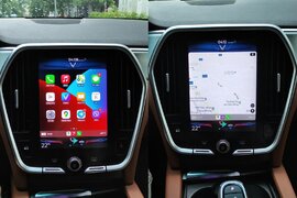 Xe VinFast Lux được bổ sung tính năng CarPlay, màn hình giải trí 